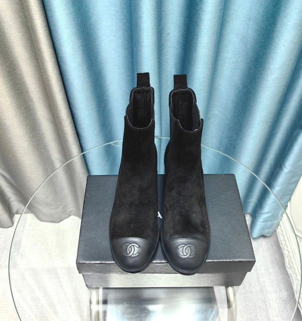 CC Chelsea Ankle Boots Black Suede