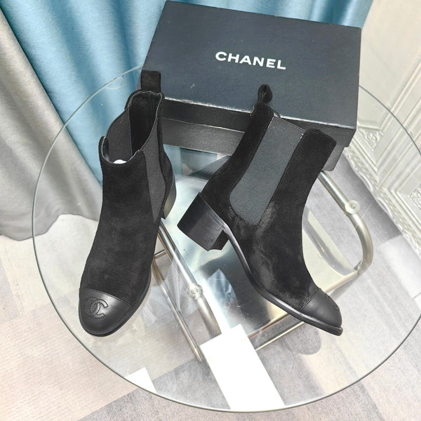 CC Chelsea Ankle Boots Black Suede