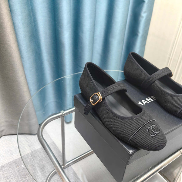 CC 25C Marry Janes Black Fabric