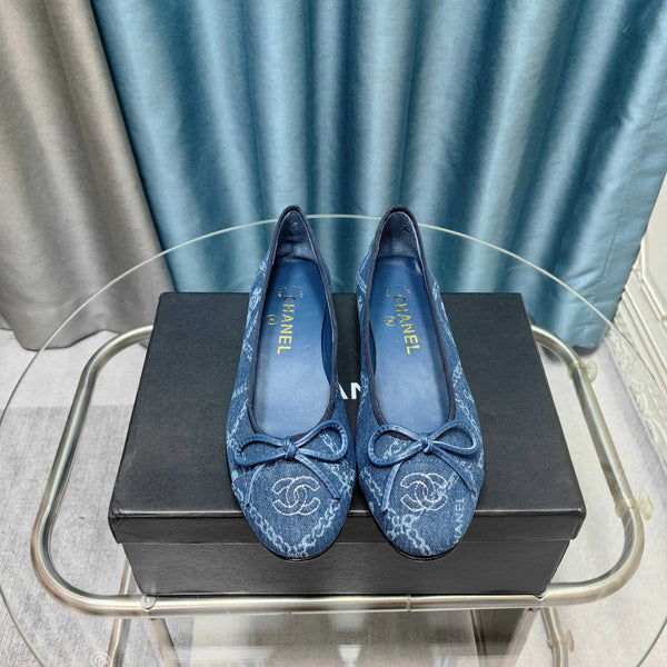 CC 25P Ballerina Blu Denim Fiore