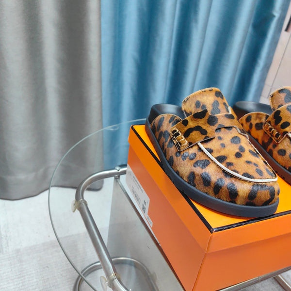 HM 25 Go Mule Leopark Horsehair Fabric 369354