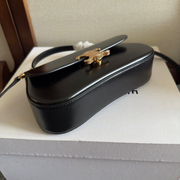 Celin Teen Lola 20 Black Calfskin