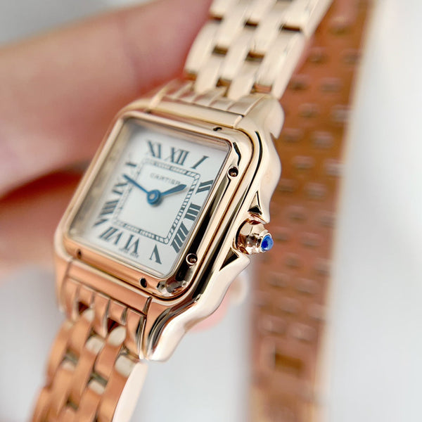 Panthere 22mm Pink Gold Double Chain 44cm