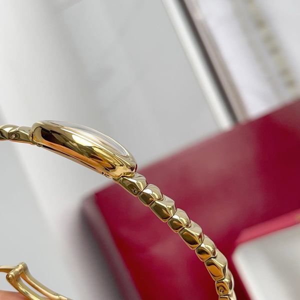 Baignoire Gold White Dial