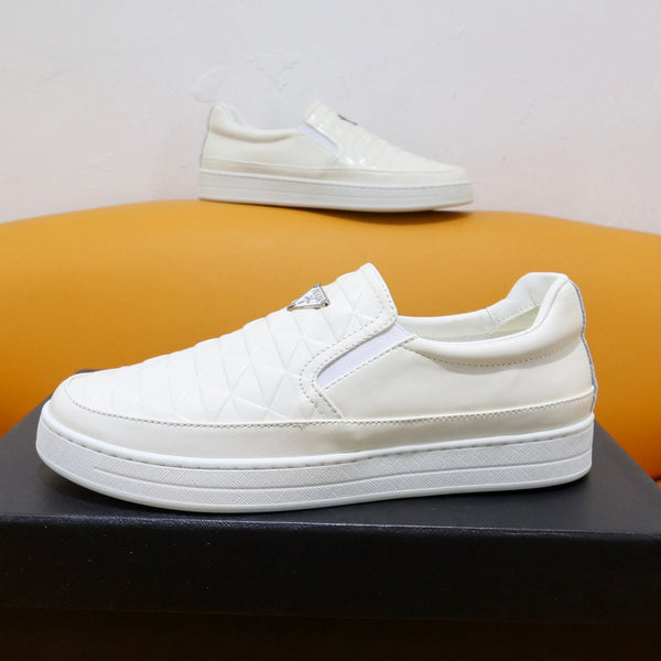 PRA LOAFERS WHITE CARO CALFSKIN