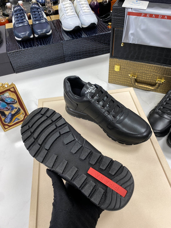 PRA SNEAKER IN BLACK CALFSKIN