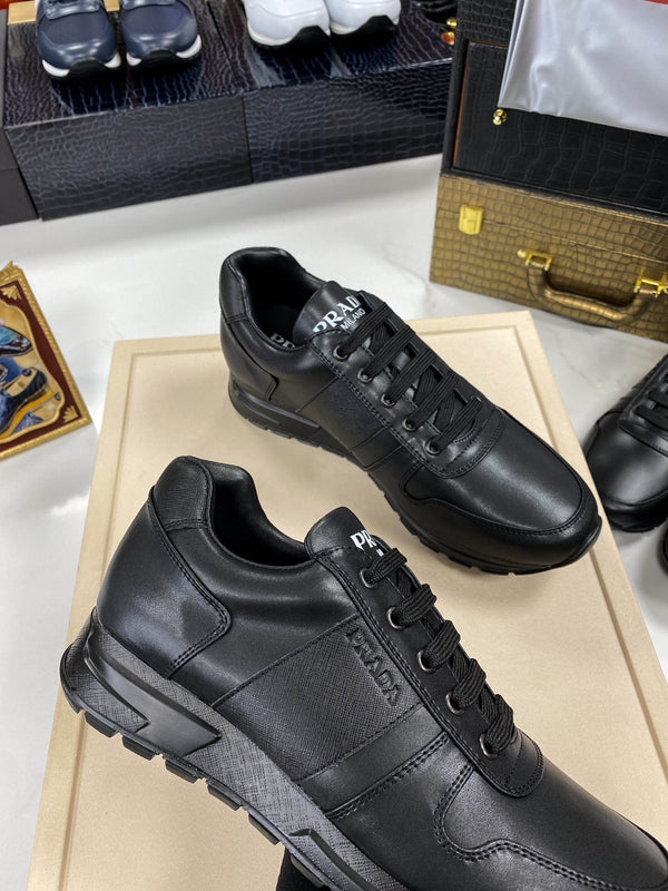 PRA SNEAKER IN BLACK CALFSKIN