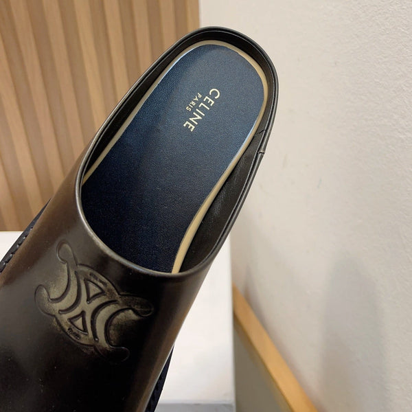 PANTOFOLE SUPER POPOLARI CON LOGO CLASSICO CORVO NERO