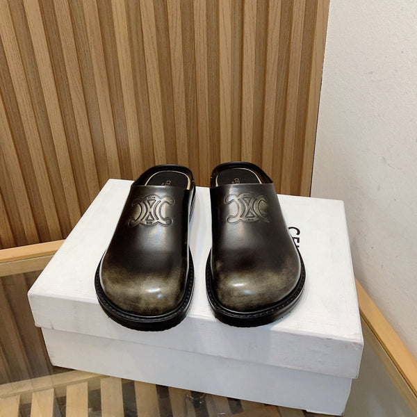 PANTOFOLE SUPER POPOLARI CON LOGO CLASSICO CORVO NERO