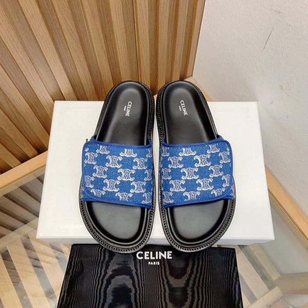 paio di sandali super hot blu cobalto nero