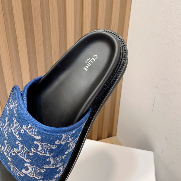 paio di sandali super hot blu cobalto nero