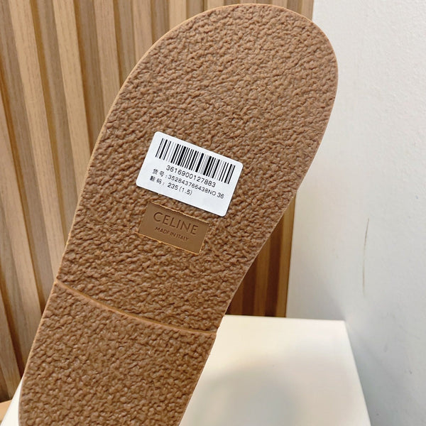 CIABATTA TIPPI IN TELA E PELLE DI VITELLO BIANCO NATURALE