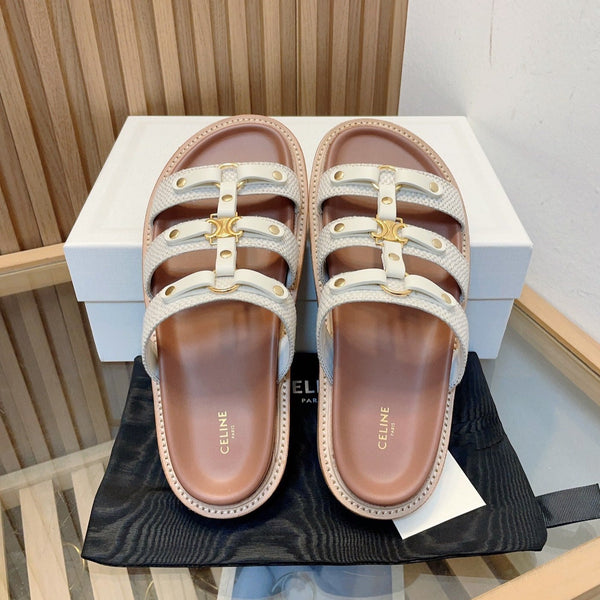 CIABATTA TIPPI IN TELA E PELLE DI VITELLO BIANCO NATURALE