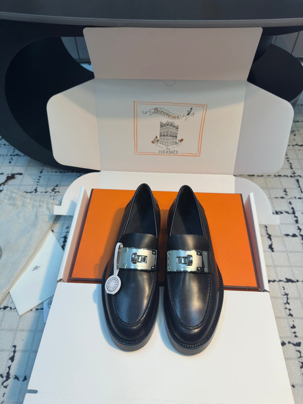 HM Hot Loafer 30mm Black Cowhide 970666