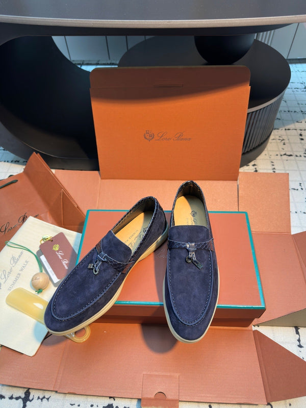 LP Summer Walk Loafer Navy Blue Suede 219156