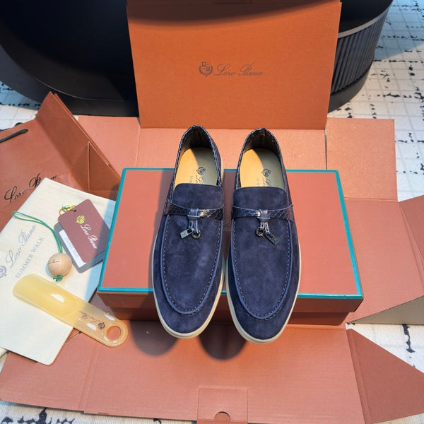 LP Summer Walk Loafer Navy Blue Suede 219156