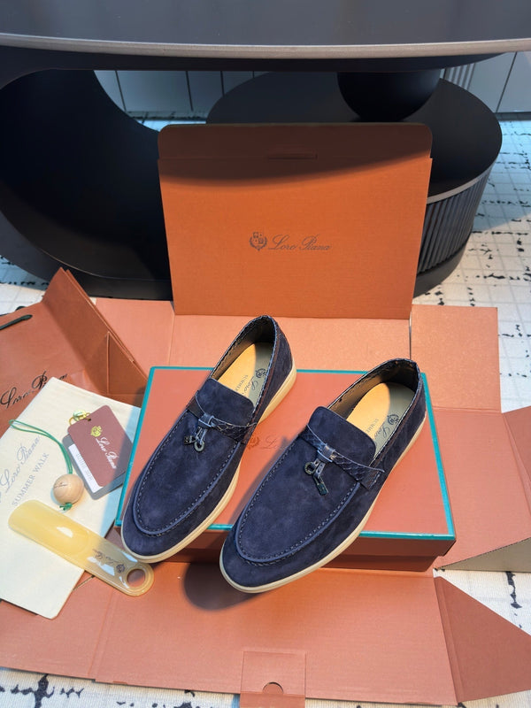 LP Summer Walk Loafer Navy Blue Suede 219156
