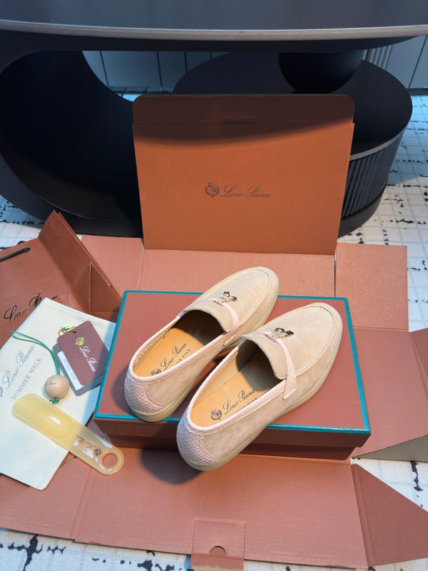 LP Summer Walk Loafer Beige Suede 219157