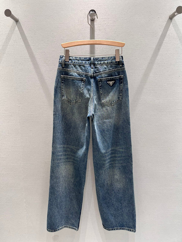 Prada Jeans Blu Cotone 200158