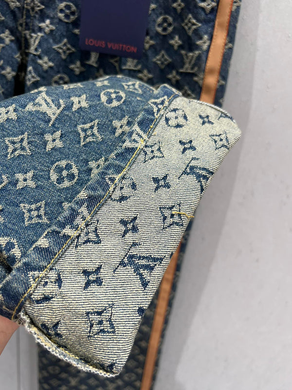 LV Jean Denim Blu Cotone 206952