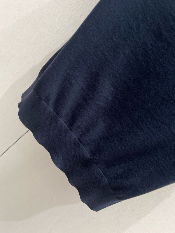 Miu Miu T-shirt a maniche corte Blu navy Cashmere