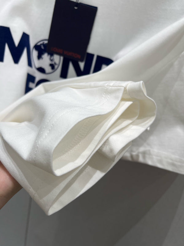 LV 25 T-shirt White Mix Blue Cotton 210315