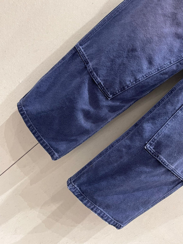Prada 25 Pant Blue Cotton 215589