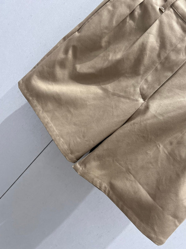 Prada 25 Short Beige Cotton 218082