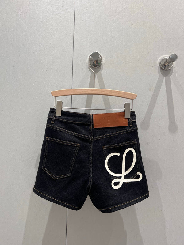 Loewe 25 Short Black Cotton 220662