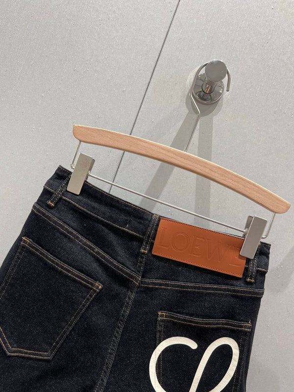 Loewe 25 Short Black Cotton 220662