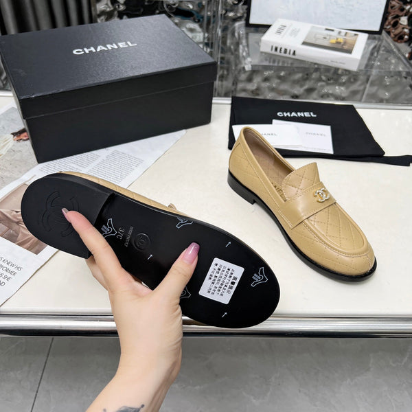 CC 25 Mocassino Beige Pelle di Vacchetta 338670