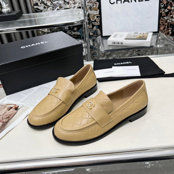 CC 25 Mocassino Beige Pelle di Vacchetta 338670