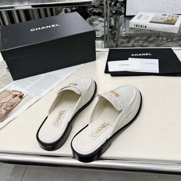 CC 25 Mule White Cowhide 338676