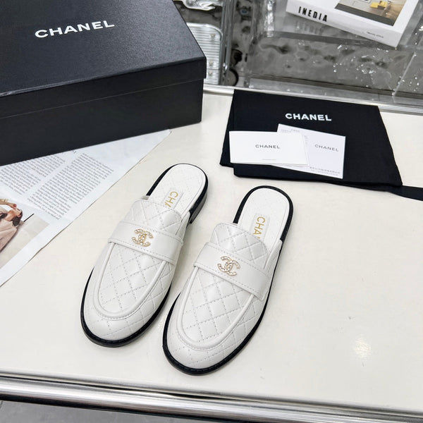 CC 25 Mule White Cowhide 338676