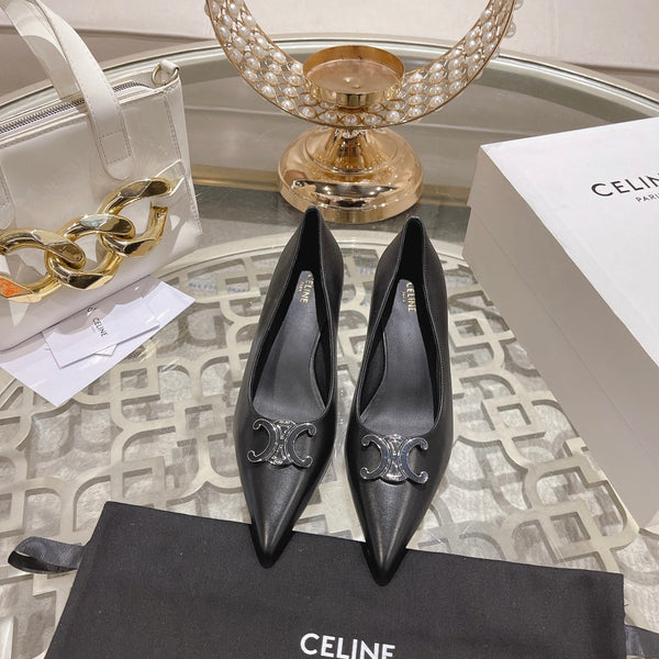 TACCO ALTO 5 CM IN VITELLO NERO