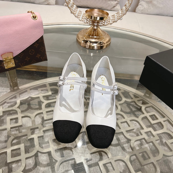 mary jane 60 doppia fibbia vitello bianco grosgrain nero