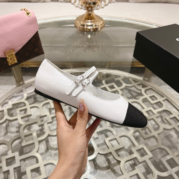 mary jane doppia fibbia vitello bianco grosgrain nero