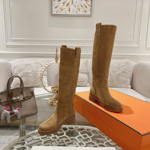 HM Horse 45mm Boot Brown Suede 478201