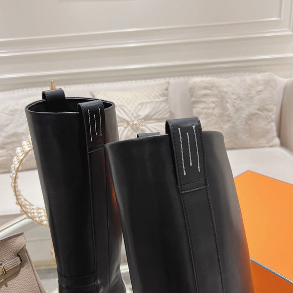 HM Horse 45mm Boot Black Cowhide 478202