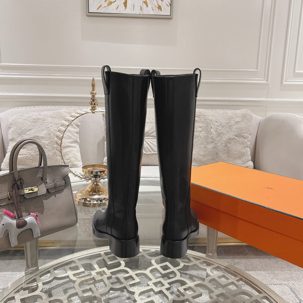 HM Horse 45mm Boot Black Cowhide 478202