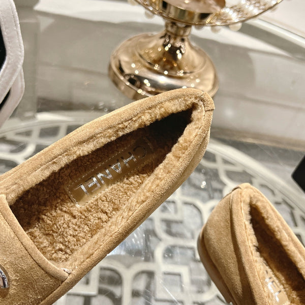 Mocassino CC 25A in pelle scamosciata Sherpa beige