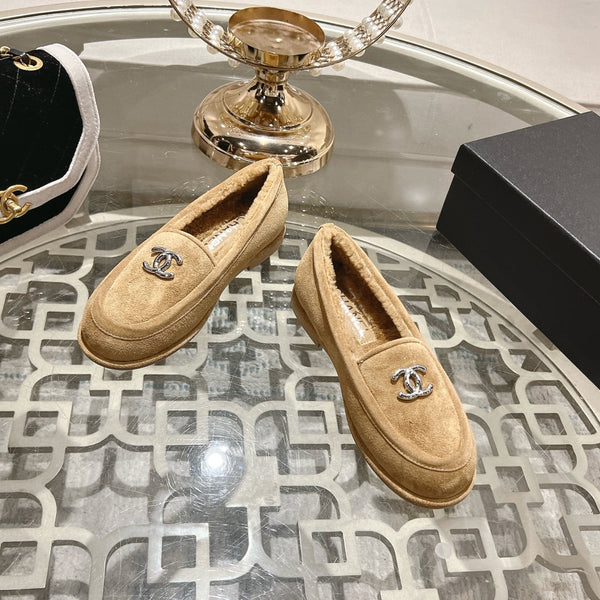 Mocassino CC 25A in pelle scamosciata Sherpa beige