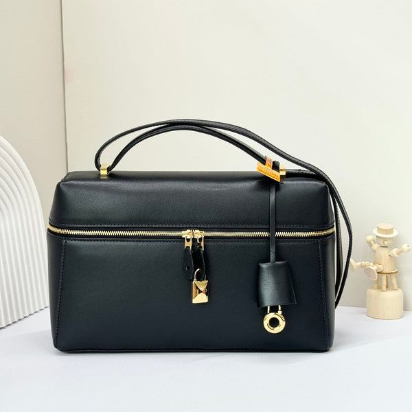 LP Extra Bag 27cm Black Smooth Calfskin