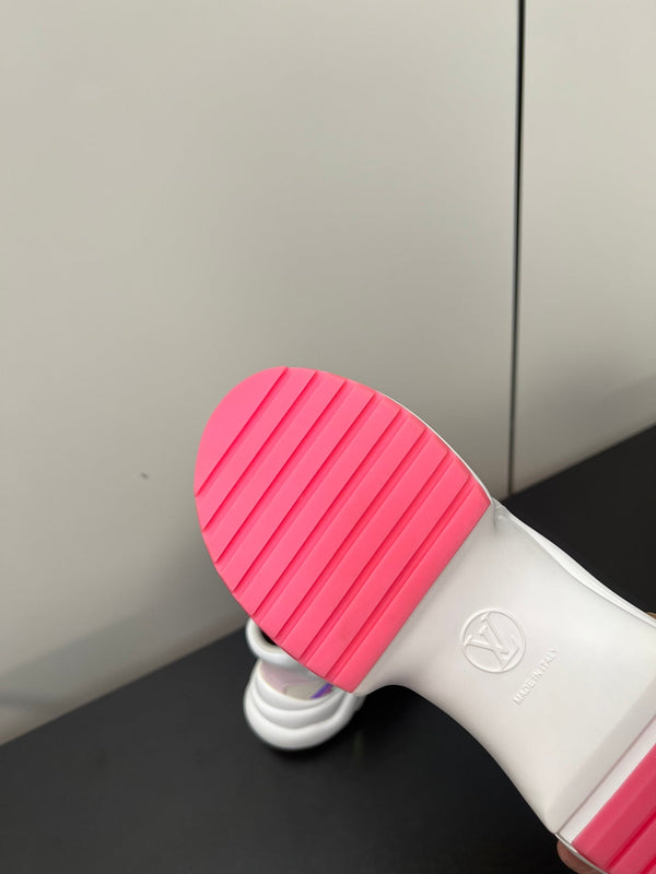 LV Archlight Sneaker 50mm White Mix Pink Fabric