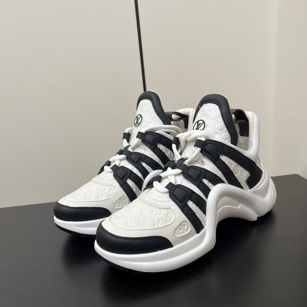 LV Archlight Sneaker 50mm White Mix Black Monogram Cowhide