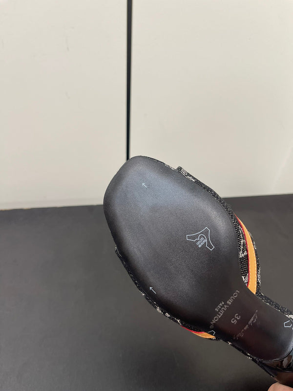 lv neo revival 50 black monogram denim calfskin