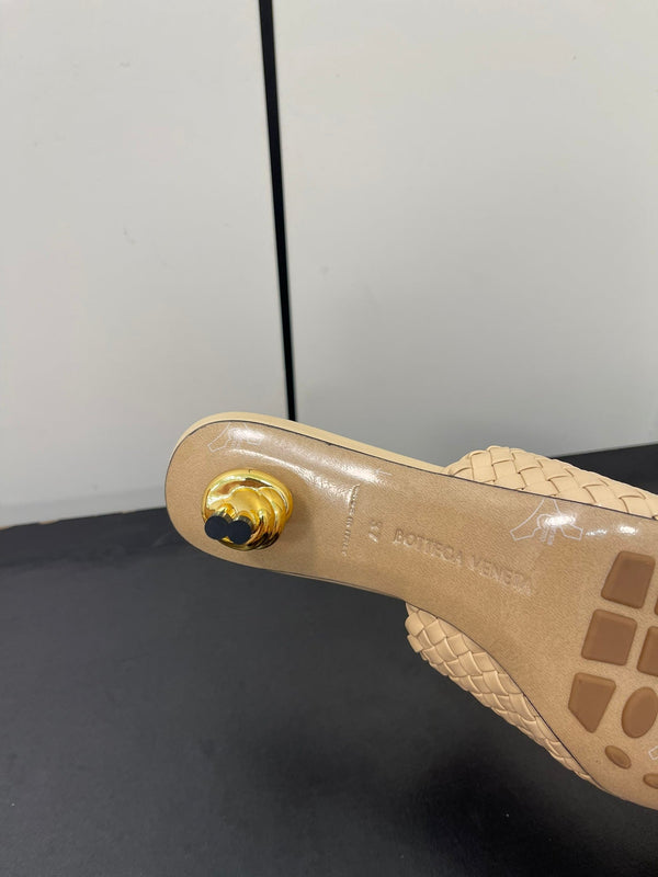 mulo nodo 55 in pelle di agnello beige