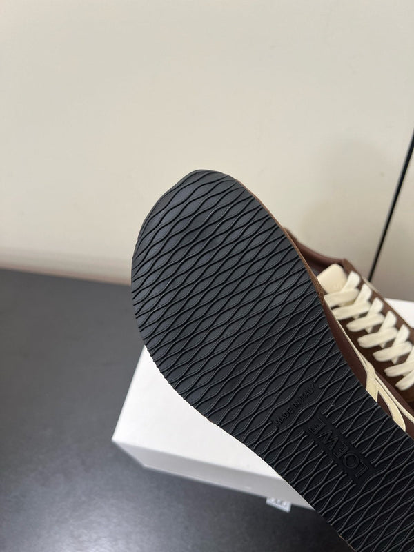 Loewe Ballet Runner 2.0 Sneaker Brown Nylon Sheepskin