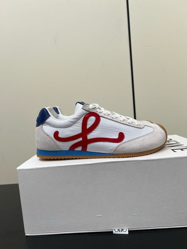 Loewe Ballet Runner 2.0 Sneaker White Nylon Sheepskin