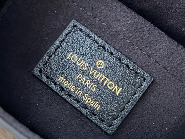 BORSA PER FOTOCAMERA 17 IN TELA MONOGRAMMA MARRONE E MONOGRAMMA RETRO